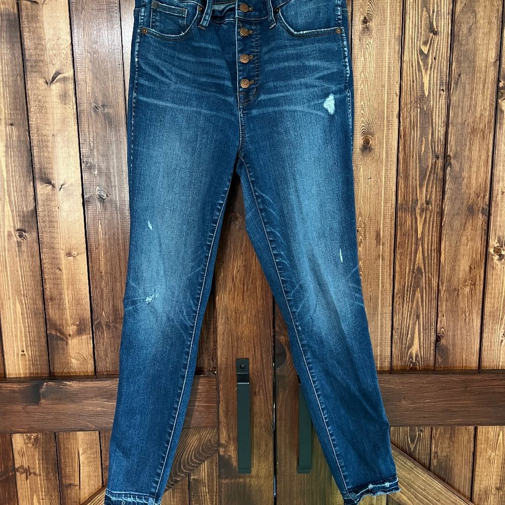 Madewell 10" High Rise Blue Skinny - Button Fly - Size 29